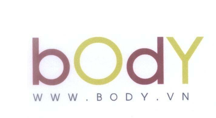 Mẫu nhãn hiệu bOdY www.BODY.VN
