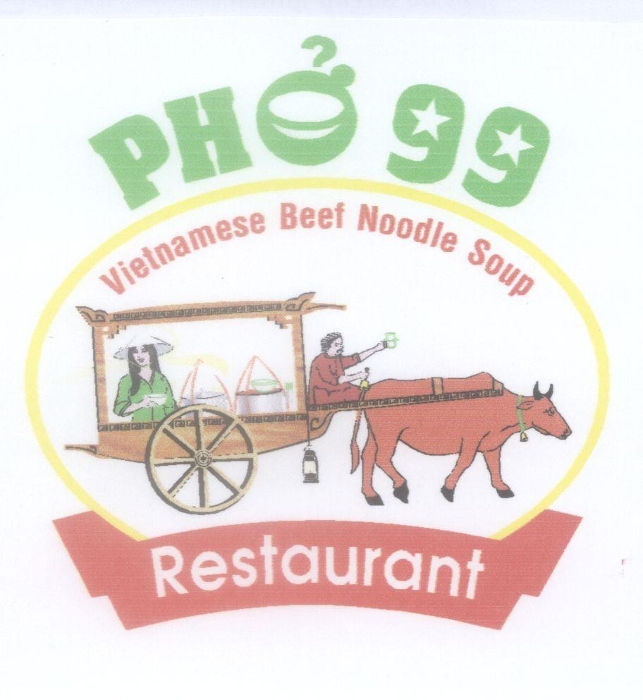 Mẫu nhãn hiệu Phở 99 Vietnamese Beef Noodle Soup Restaurant