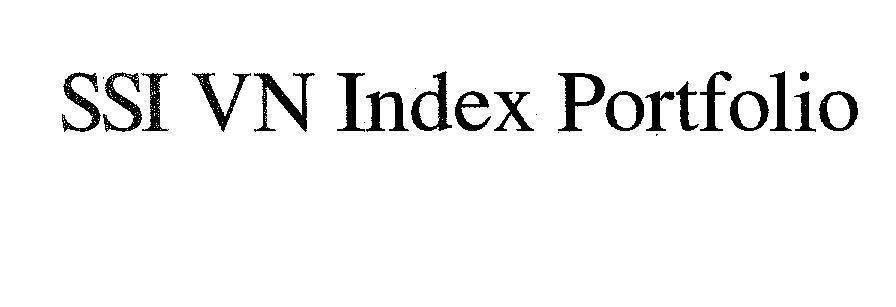 Mẫu nhãn hiệu SSI VN Index Portfolio