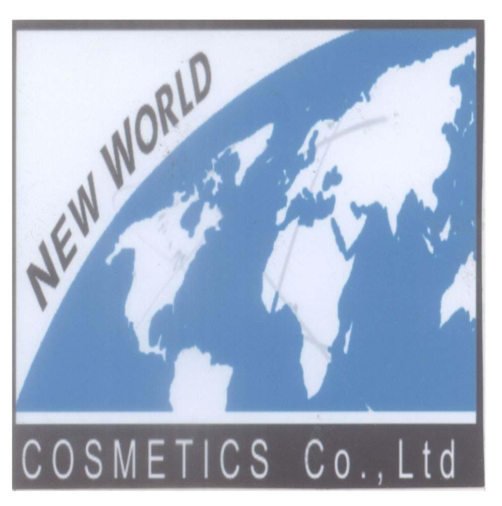 Mẫu nhãn hiệu NEW WORLD COSMETICS Co., Ltd
