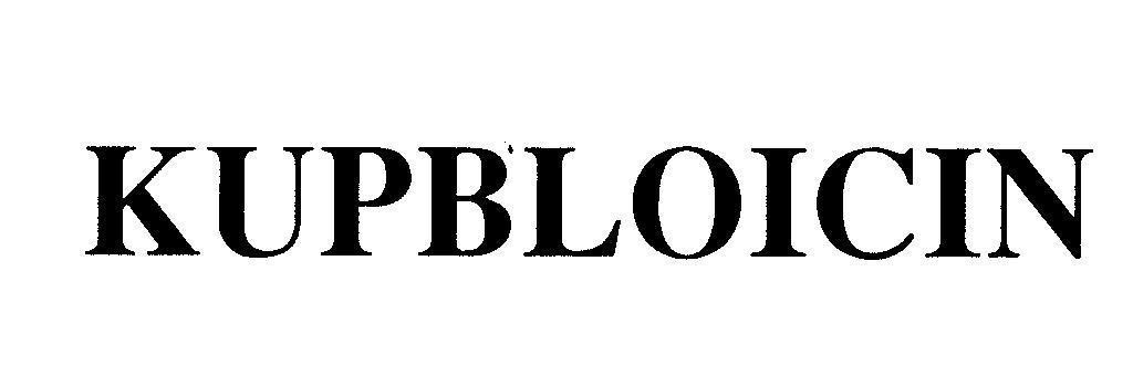Mẫu nhãn hiệu KUPBLOICIN