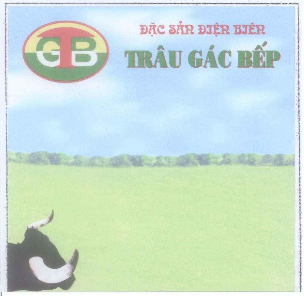 Mẫu nhãn hiệu GTB Đặc sản Điện Biên Trâu gác bếp