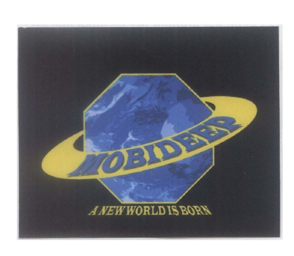 Mẫu nhãn hiệu MOBIDEEP A NEW WORLD IS BORN