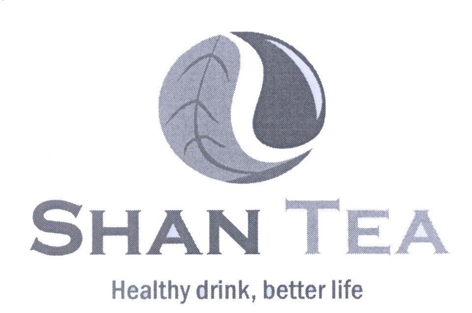Mẫu nhãn hiệu SHAN TEA Healthy drink, better life