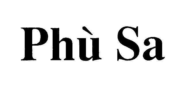 Mẫu nhãn hiệu Phù Sa