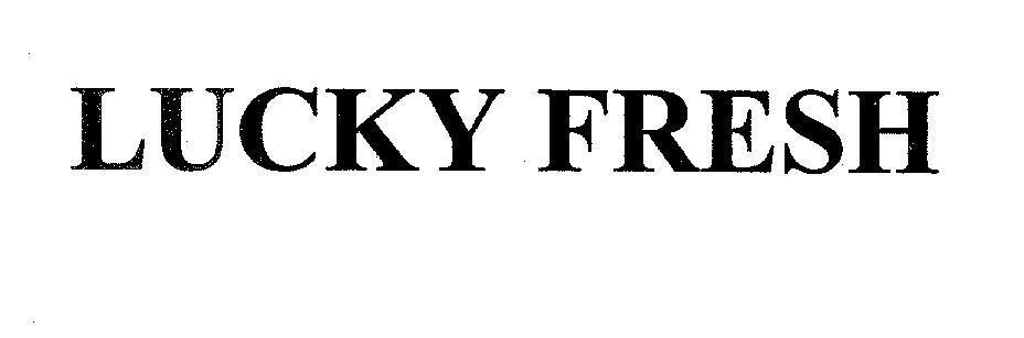 Mẫu nhãn hiệu LUCKY FRESH