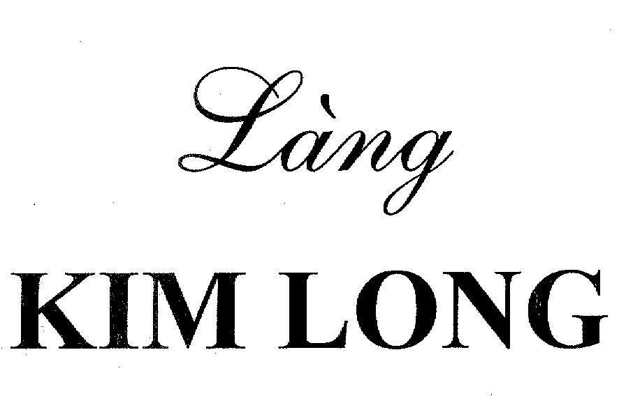 Mẫu nhãn hiệu Làng KIM LONG