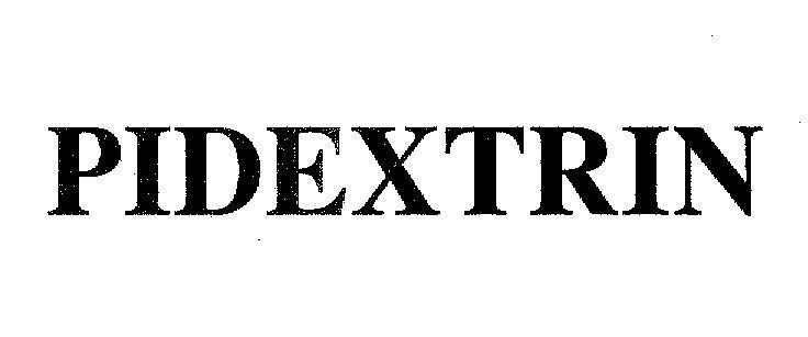 Mẫu nhãn hiệu PIDEXTRIN