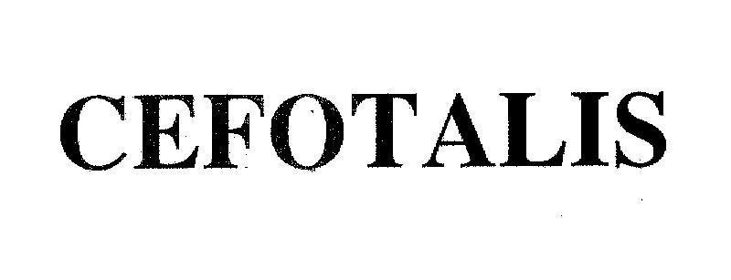 Mẫu nhãn hiệu CEFOTALIS