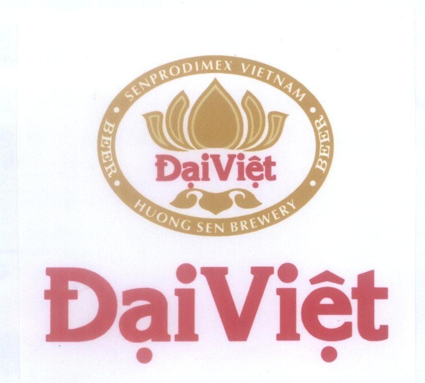 Mẫu nhãn hiệu Đại Việt HUONG SEN BREWERY SENPRODIMEX VIET NAM BEER