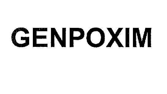 Mẫu nhãn hiệu GENPOXIM