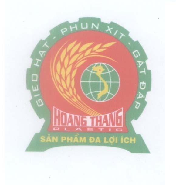Mẫu nhãn hiệu HOANG THANG PLASTIC sản phẩm đa lợi ích gieo hạt - phun xịt - gặt đập