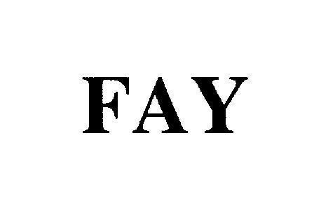 Mẫu nhãn hiệu FAY