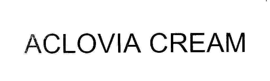 Mẫu nhãn hiệu ACLOVIA CREAM