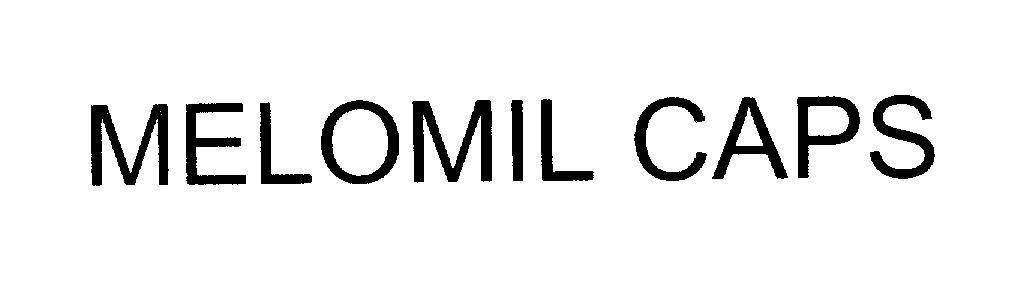 Mẫu nhãn hiệu MELOMIL CAPS