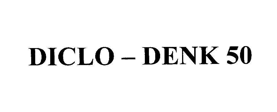 Mẫu nhãn hiệu DICLO-DENK 50