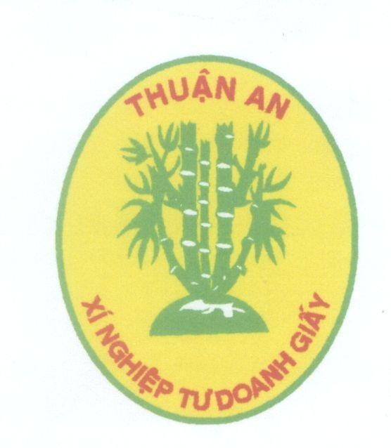Mẫu nhãn hiệu Thuận An Xí Nghiệp Tư Doanh Giấy