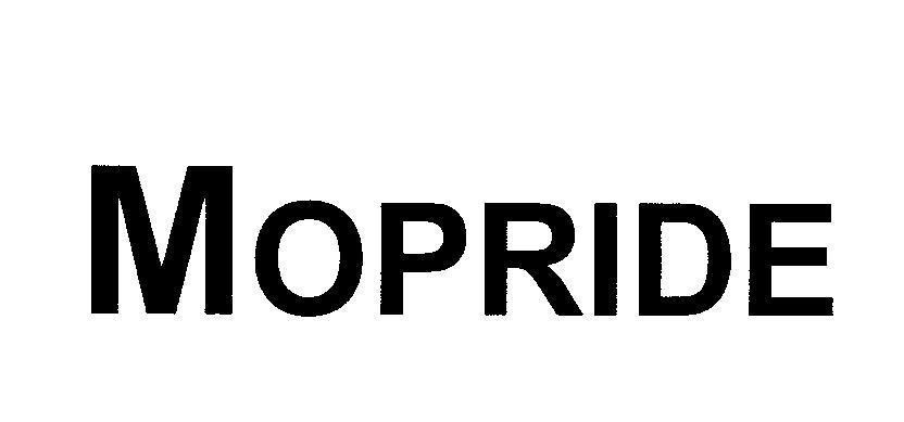 Mẫu nhãn hiệu MOPRIDE
