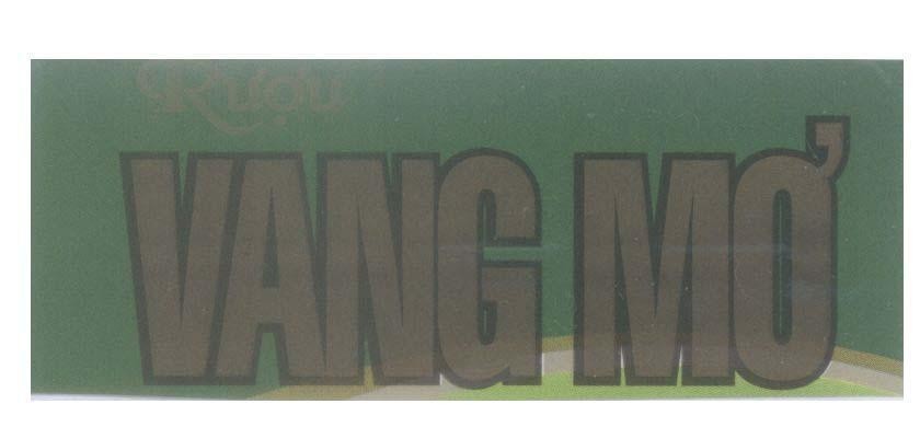 Mẫu nhãn hiệu Rượu VANG MƠ