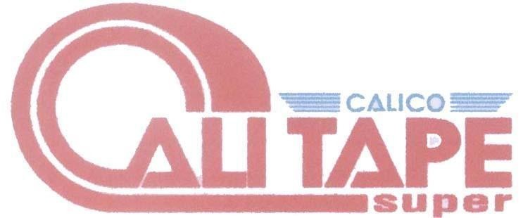 Mẫu nhãn hiệu CALI TAPE CALICO super