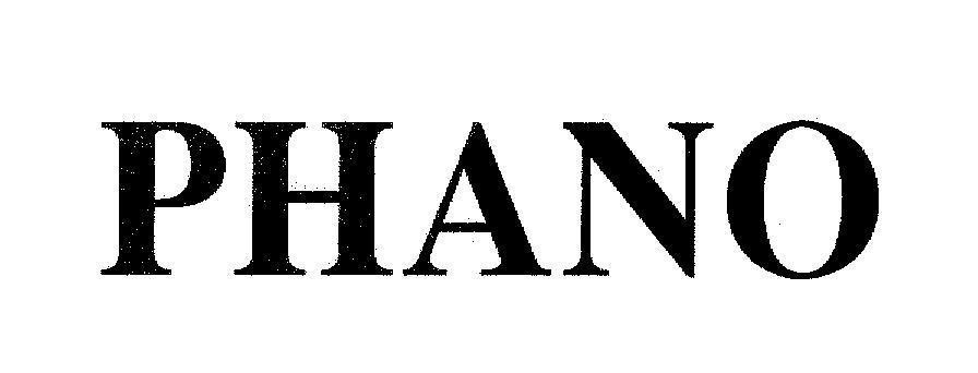 Mẫu nhãn hiệu PHANO