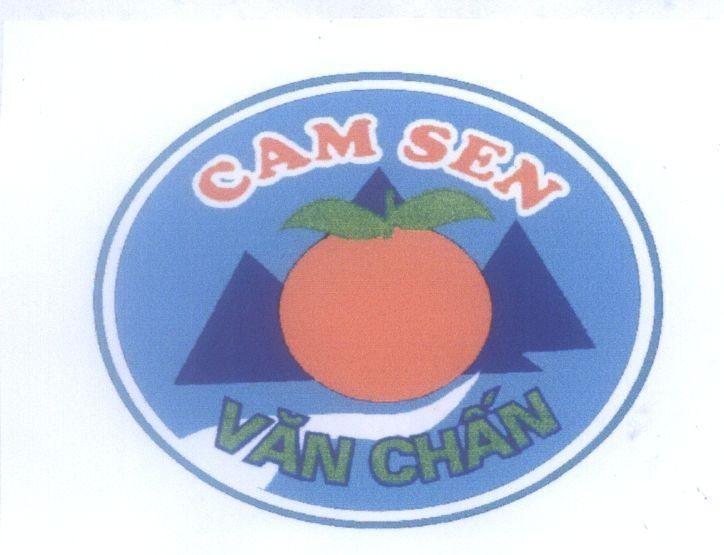 Mẫu nhãn hiệu CAM SEN Văn Chấn