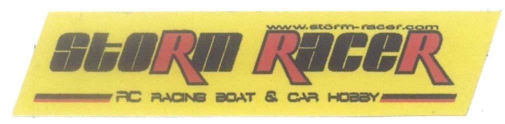 Mẫu nhãn hiệu Storm Racer RC RACING BOAT & CAR HOBBY www.storm-racer.com