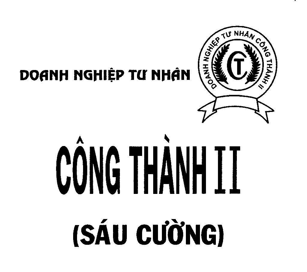 Mẫu nhãn hiệu C T CT Doanh Nghiệp Tư Nhân Công Thành II Sáu Cường