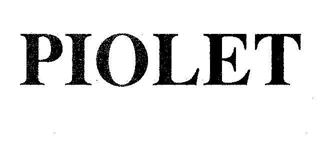 Mẫu nhãn hiệu PIOLET