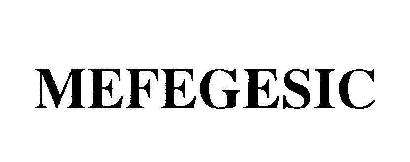 Mẫu nhãn hiệu MEFEGESIC