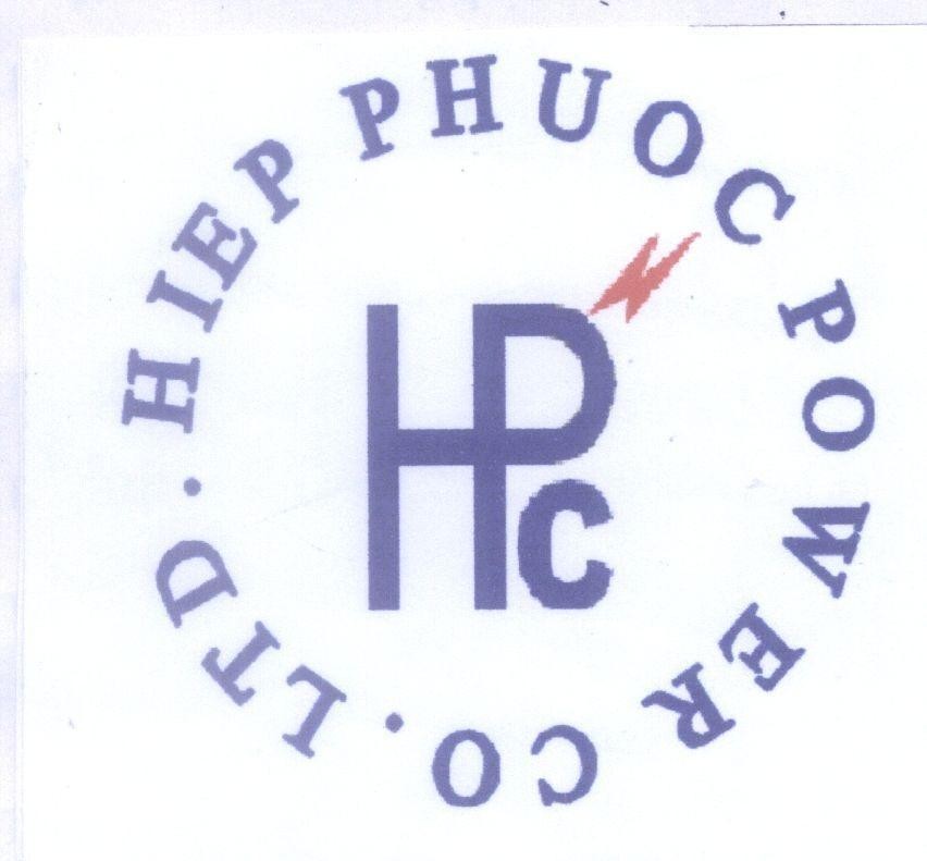 Mẫu nhãn hiệu HPc HIEP PHUOC POWER CO.LTD