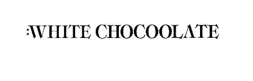Mẫu nhãn hiệu : WHITE CHOCOOLATE