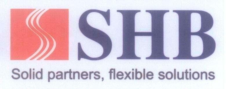 Mẫu nhãn hiệu SHB Solid partners, flexible solutions