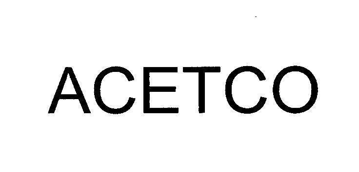 Mẫu nhãn hiệu ACETCO
