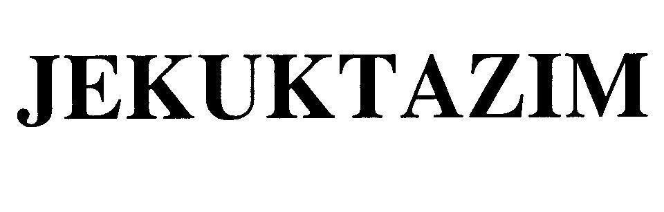 Mẫu nhãn hiệu JEKUKTAZIM