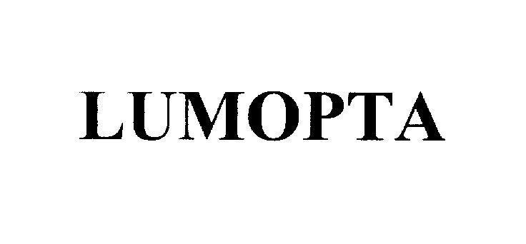 Mẫu nhãn hiệu LUMOPTA
