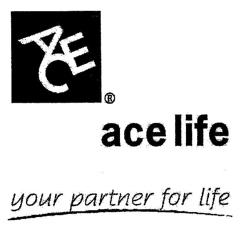 Mẫu nhãn hiệu ACE ace life your partner for life