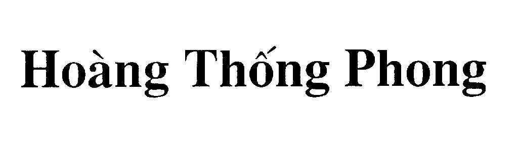 Mẫu nhãn hiệu Hoàng Thống Phong
