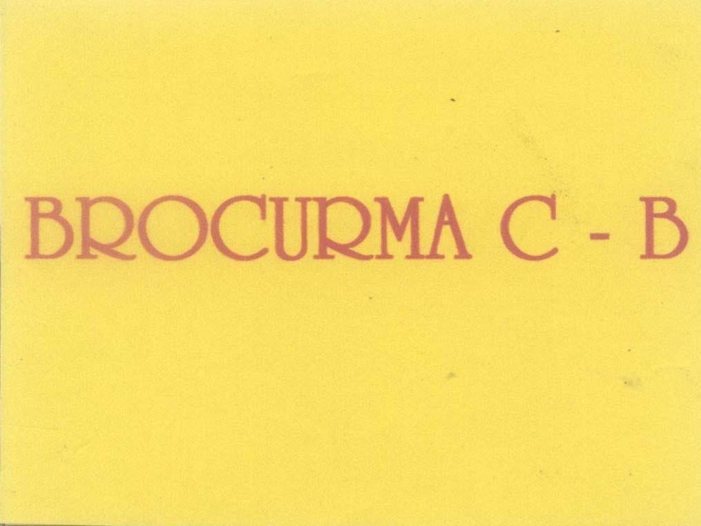 Mẫu nhãn hiệu BROCURMA C - B