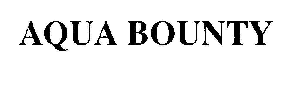 Mẫu nhãn hiệu AQUA BOUNTY