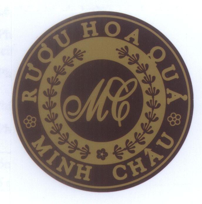 Mẫu nhãn hiệu MC MINH CHÂU rượu hoa quả