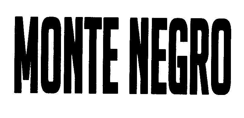 Mẫu nhãn hiệu MONTE NEGRO