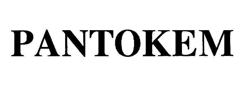 Mẫu nhãn hiệu PANTOKEM