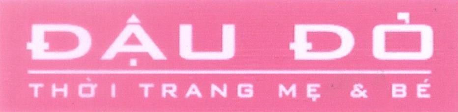 Mẫu nhãn hiệu Đậu Đỏ thời trang mẹ & bé