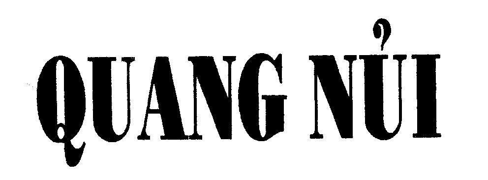 Mẫu nhãn hiệu Quang Nủi