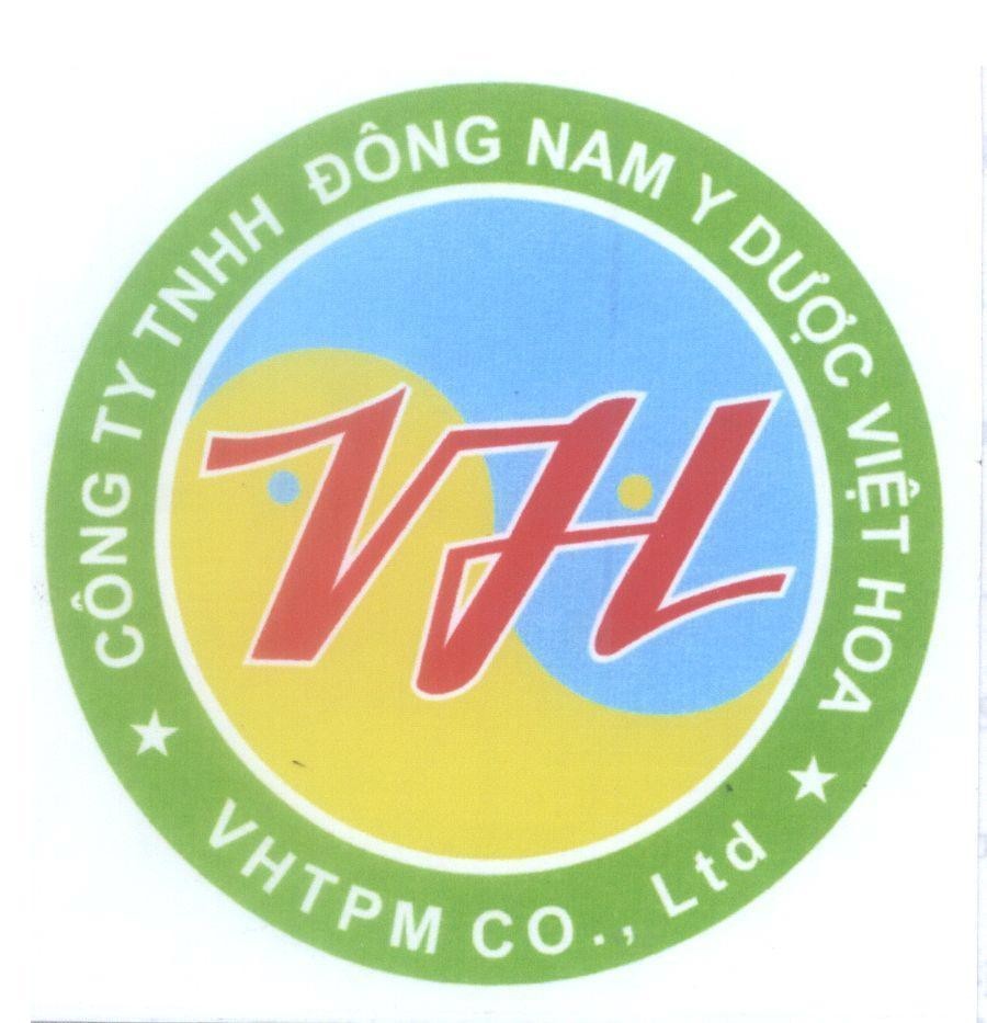 Mẫu nhãn hiệu VH Công ty TNHH đông nam y dược Việt Hoa VHTPM CO., Ltd