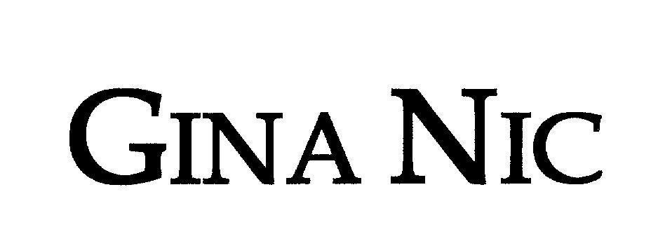 Mẫu nhãn hiệu GINA NIC