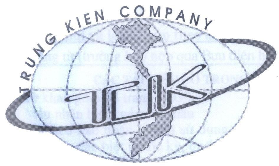 Mẫu nhãn hiệu TK TRUNG KIEN COMPANY