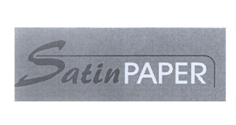 Mẫu nhãn hiệu Satin PAPER