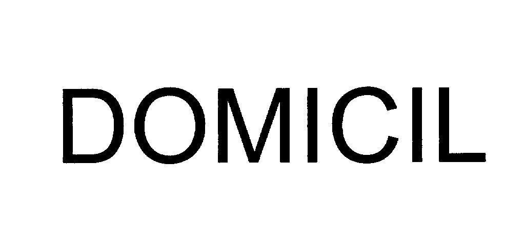 Mẫu nhãn hiệu DOMICIL